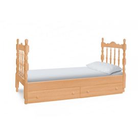 Детская кровать из сосны с ящиками Шрек, КОД:VMK336, images №1, magsale.ru