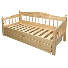 Кровать-тахта из сосны Уют-2 с ящиками, КОД:VMK203, images №1, magsale.ru