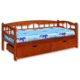 Кровать-тахта с ящиками из сосны Золушка, КОД:VMK237, images №1, magsale.ru