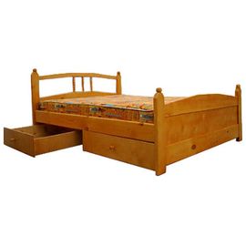 Кровать из сосны с ящиками Наталья, КОД:VMK218, images №1, magsale.ru