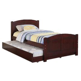 Детская кровать из сосны с выкатным местом Дуняша, КОД:VMK401, images №1, magsale.ru