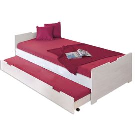 Детская кровать из сосны с выкатным местом Эмма-3, КОД:VMK402, images №1, magsale.ru