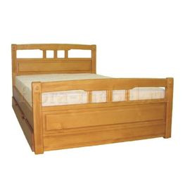 Кровать из массива сосны Флирт-1 с ящиками, КОД:VMK164, images №1, magsale.ru