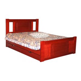 Кровать из массива дерева Дали-2 с ящиками, КОД:VMK133, images №1, magsale.ru