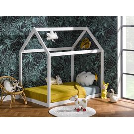 Детская кровать домик из массива сосны Бемби, КОД:VTS3161, images №1, magsale.ru