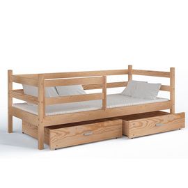 Детская кровать из массива сосны Кадет Люкс, КОД:VTS3132, images №1, magsale.ru