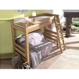 Кровать-чердак из массива сосны Кадет-5, КОД:VTS3100, images №1, magsale.ru