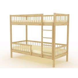 Двухъярусная кровать из массива сосны Винни, КОД:VTS3108, images №1, magsale.ru