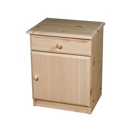 Прикроватная тумба из массива сосны Влад №4, КОД:VMK1019, images №1, magsale.ru