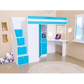 Кровать-чердак Golden Kids 5, КОД:4S-GК05, images №1, magsale.ru