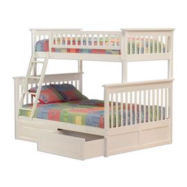 Двухъярусная кровать из сосны с ящиками Авангард-2, КОД:VMK253, images №1, magsale.ru