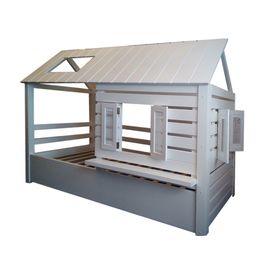 Детская кровать домик из массива сосны Шале, КОД:VTS3168, images №1, magsale.ru