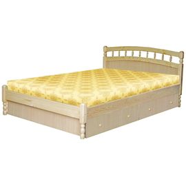 Кровать из массива с ящиками Василиса, КОД:VMK159, images №1, magsale.ru