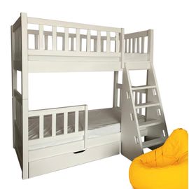 Двухъярусная кровать из массива сосны Масандра, КОД:33998, images №1, magsale.ru