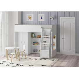 Кровать чердак Легенда 42.1.1 белая, КОД:LG4211, images №1, magsale.ru