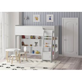 Кровать чердак Легенда 42.3.1 белая, КОД:LG4231, images №1, magsale.ru