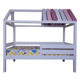 Детская кровать домик из массива Бамси, КОД:33605, images №1, magsale.ru