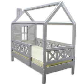 Детская кровать домик из массива Прованс-1, КОД:33201, images №1, magsale.ru