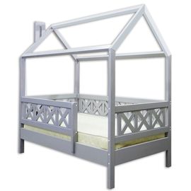 Детская кровать домик из массива Прованс, КОД:332011, images №1, magsale.ru