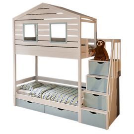 Двухъярусная кровать из сосны №10 Бекки, КОД:VMK2640, images №1, magsale.ru