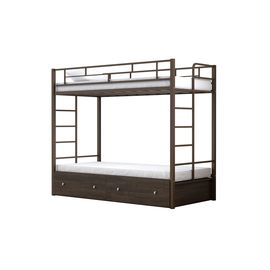 Двухъярусная кровать Валенсия Твист с ящиками, КОД:4s-vat/y, images №1, magsale.ru