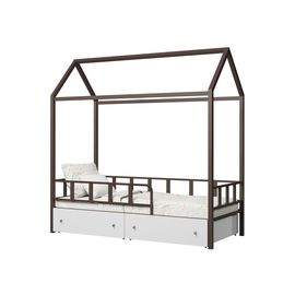 Кровать-домик Риччи с ящиками, КОД:4s-richi/y, images №1, magsale.ru