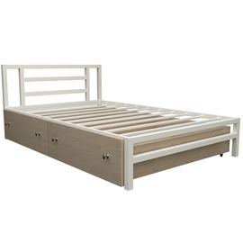 Полутороспальная металлическая кровать Титан 120, КОД:4S-TI-120, images №1, magsale.ru