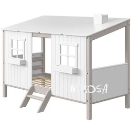 Детская кровать домик из массива сосны Биарриц, КОД:MS404, images №1, magsale.ru