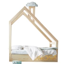 Детская кровать домик из массива сосны №99 Пикассо, КОД:FMS400, images №1, magsale.ru