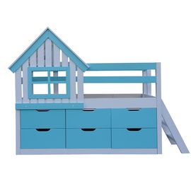 Детская кровать Домик с комодом, КОД:VTS4091, images №1, magsale.ru