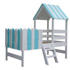 Детская кровать домик из массива сосны Шалаш, КОД:VTS3163, images №1, magsale.ru