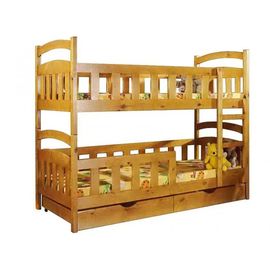 Двухъярусная кровать из массива сосны Радуга, КОД:VMK277, images №1, magsale.ru