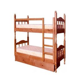 Двухъярусная кровать из массива сосны Оскар-2, КОД:VMK288, images №1, magsale.ru