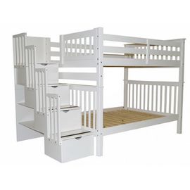 Двухъярусная кровать из массива Атланта, КОД:VMK195, images №1, magsale.ru