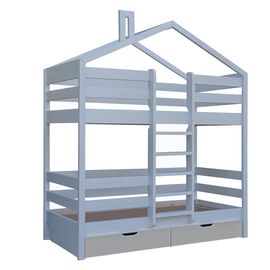 Двухъярусная кровать сосны Домик Микки-1, КОД:VMK622, images №1, magsale.ru