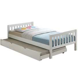 Детская выдвижная кровать из массива Юна-3, КОД:VMK520, images №1, magsale.ru