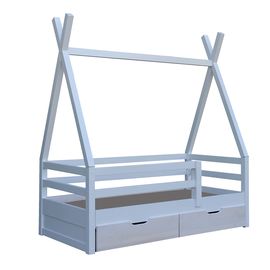 Детская кровать домик из массива Вигвам, КОД:VTS4122, images №1, magsale.ru