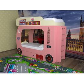 Двухъярусная кровать Автобус, лестница металл, КОД:SL101, images №1, magsale.ru