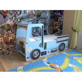 Детская кровать Грузовик с ящиками, КОД:SL107, images №1, magsale.ru