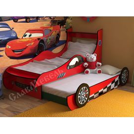 Двухъярусная кровать Машинка №7, КОД:SL128, images №1, magsale.ru