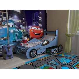 Детская кровать Машинка с 2 ящиками, КОД:SL120, images №1, magsale.ru