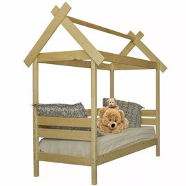 Детская кровать из массива Избушка, КОД:GM3486, images №1, magsale.ru