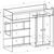 Кровать-чердак Легенда A602.3, КОД:LA6023, images №4, magsale.ru
