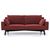 Диван Колин Velvet Орех Red, КОД:АНД2186508222, images №1, magsale.ru