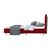 Кровать Финна Chenille Red, КОД:АНД20804, images №5, magsale.ru