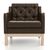 Кресло Айверс Eco-leather Сосна Dark Brown, КОД:АНД225704, images №1, magsale.ru