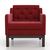 Кресло Айверс Сhenille Венге Red, КОД:АНД2196558283, images №1, magsale.ru