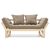 Кушетка Амбер Вельвет Сосна Beige, КОД:АНД21876, images №1, magsale.ru