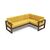 Диван Астер Угловой Velvet Орех Yellow, КОД:АНД2246988887, images №3, magsale.ru