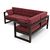 Диван Астер Угловой Velvet Венге Red, КОД:АНД2246978890, images №1, magsale.ru